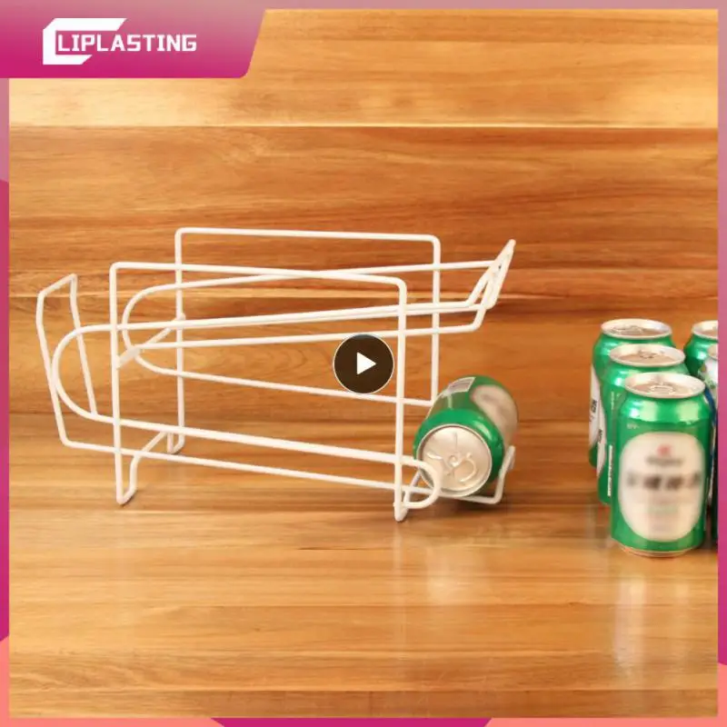 

Fridge Organizer Bins Can Drink Dispenser Holder Refrigerator Freezer Kitchen Cabinets Clear Plastic Food Pantry Storage Rack