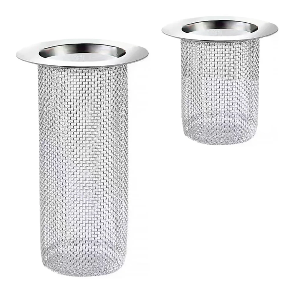 

Drain Strainer Sink Floor Basket Bathroom Stainless Steel Kitchencatcher Hair Mesh Stopper Drainer Largemetal Garbagehousehold