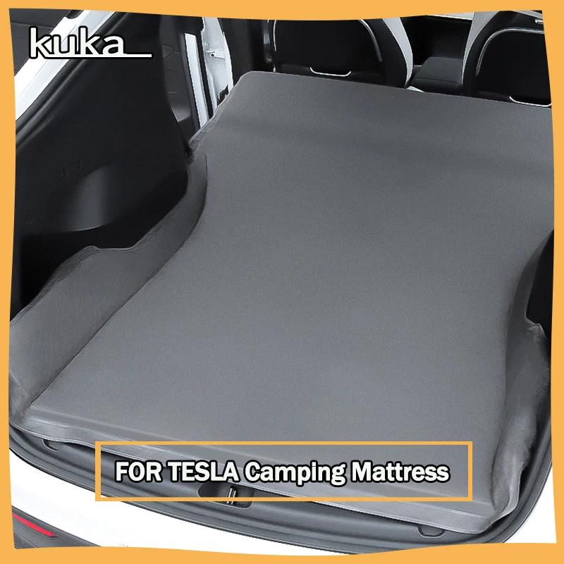 

For Tesla Model 3 Model Y 2017-2022 New Inflatable Air Mattress Outdoor Camping Inflatable Special Suede Fabric Car Travel Bed