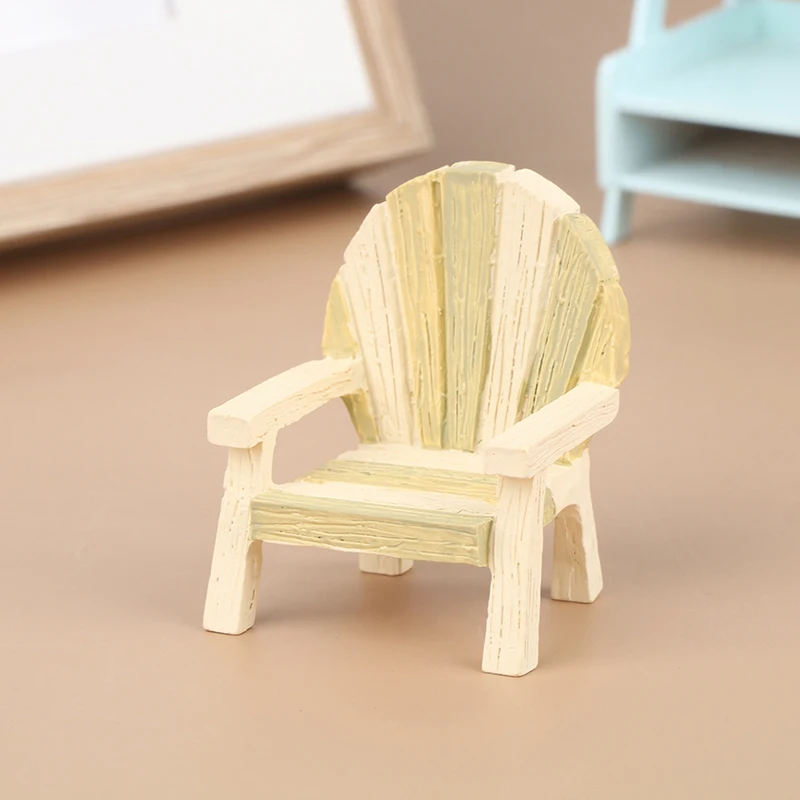 

1Pcs Dollhouse Miniature Furniture Chair Model For Dolls House Decor Accessories Kids Pretend Play Toys