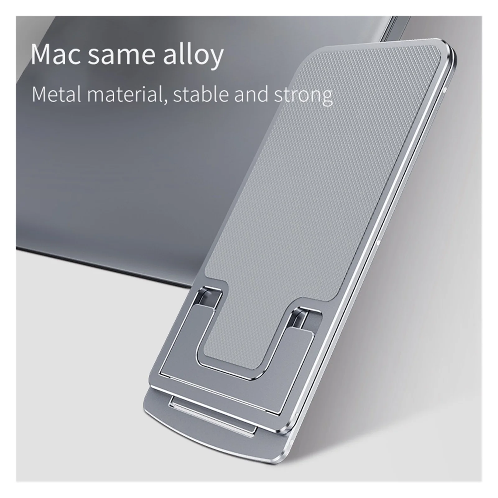 

7-уровневая Регулируемая по высоте подставка для телефона складной ультратонкий портативный держатель из алюминиевого сплава для телефона...