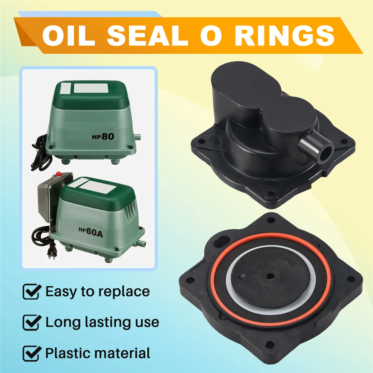 HP60/80 воздушный насос полный комплект для Hiblow HP 80 60