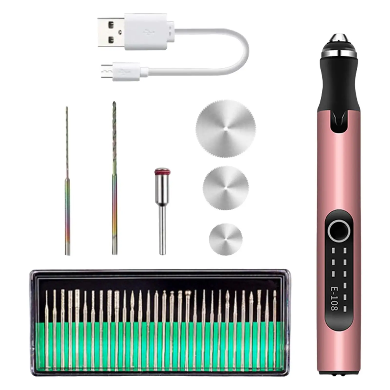 Мини-гравер ручной с ручкой микро гравер оформлением искусственной кожи