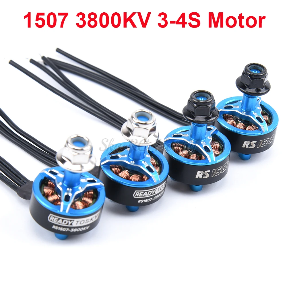 RS1507 1507 3800KV 3-4S бесщеточный двигатель CW / CCW для Micro Mini FPV RC Racing Drone 3 дюйма Cineboy 146