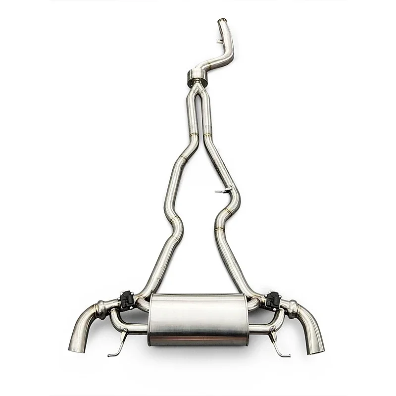 Высокий расход для BMW M340i M340 G20 3.0T 2019-2022 кошачья задняя выхлопная система труба из