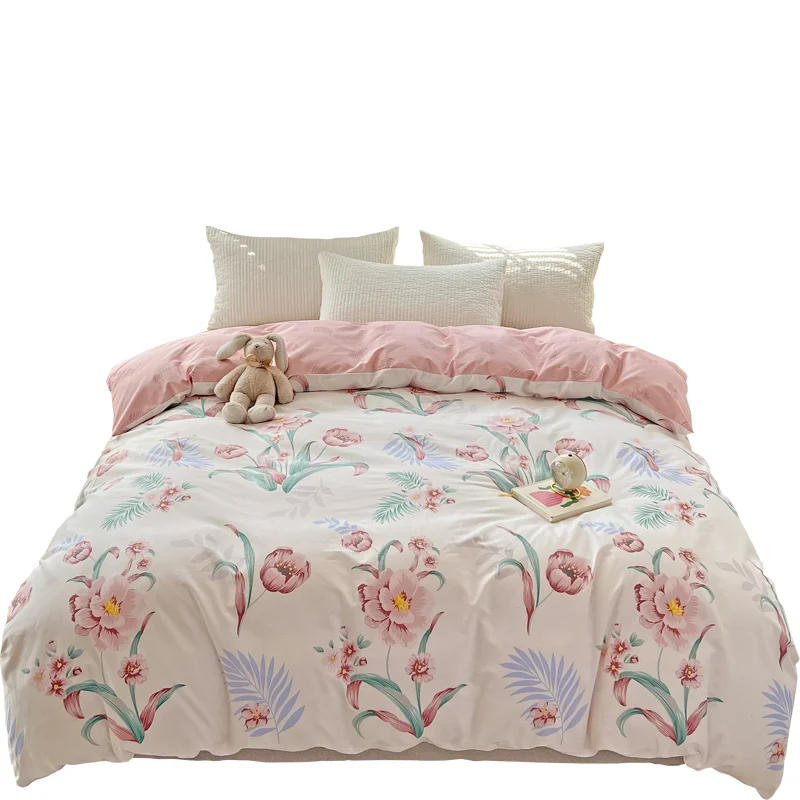 00 Хлопковое пододеяльник цельное одеяло из чистого хлопка односпальная простыня