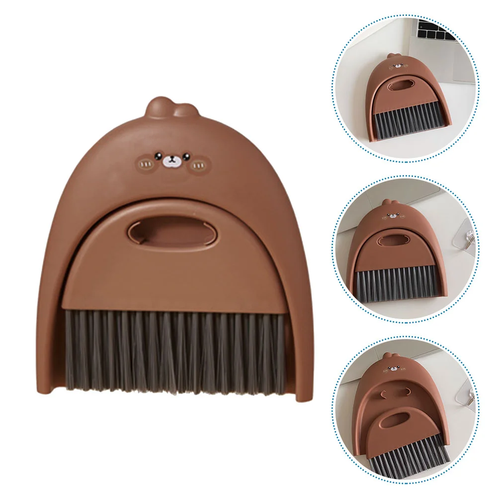 

Kids Cleaning Set Desktop Broom Kit Keyboard Toddlers Toys Tabletop Brush Dustpan Plastic