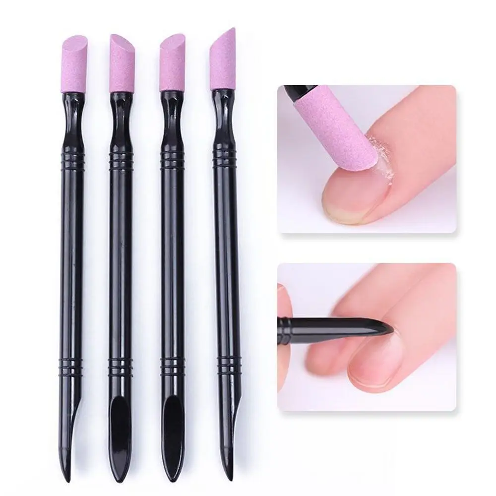 

Rods Peeling Polishing Stick Nail Care Tools Manicure Dead Skin Remover Double-ended Cuticle Pusher Nail File Pen