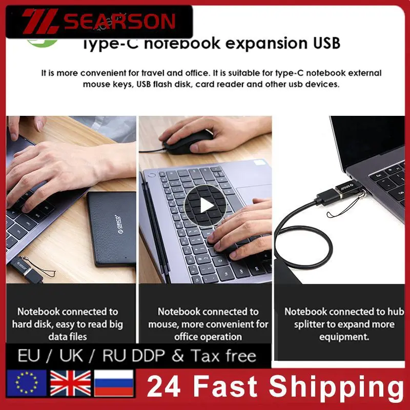 Переходник с Type C на Usb 3,0, Расширительная головка для чтения передачи, адаптер Type-c, устройство для чтения флэш-накопителей, конвертер Orico Otg