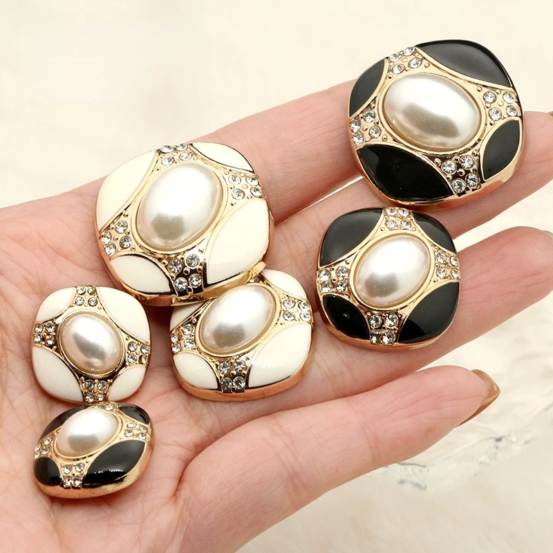 6 шт. декоративное модное квадратное пальто на пуговицах для одежды Женская