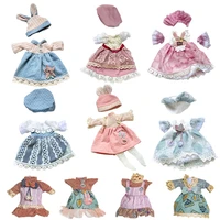fashion 12 bjd inch doll clothes set girl makeup dressing up toy 30cm doll accessory set doll house gift for girl doll skirt toy