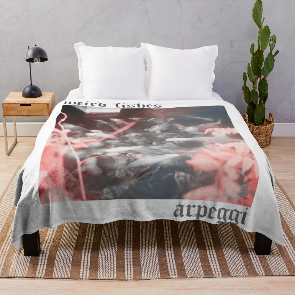 Radiohead странные рыбы Arpeggi в радугах индивидуальный дизайн пледы одеяла украшения