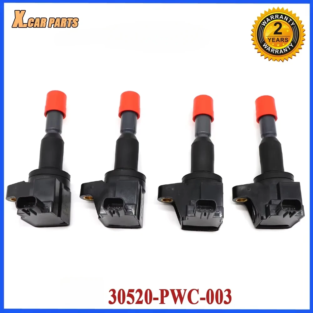 4 шт./лот катушка зажигания 30520-PWC-003 30520-PWC-S01 30520-PWC-013 CM11-110 для HONDA AIRWAVE FIT II JAZZ 1.3L 1.5L 02-08