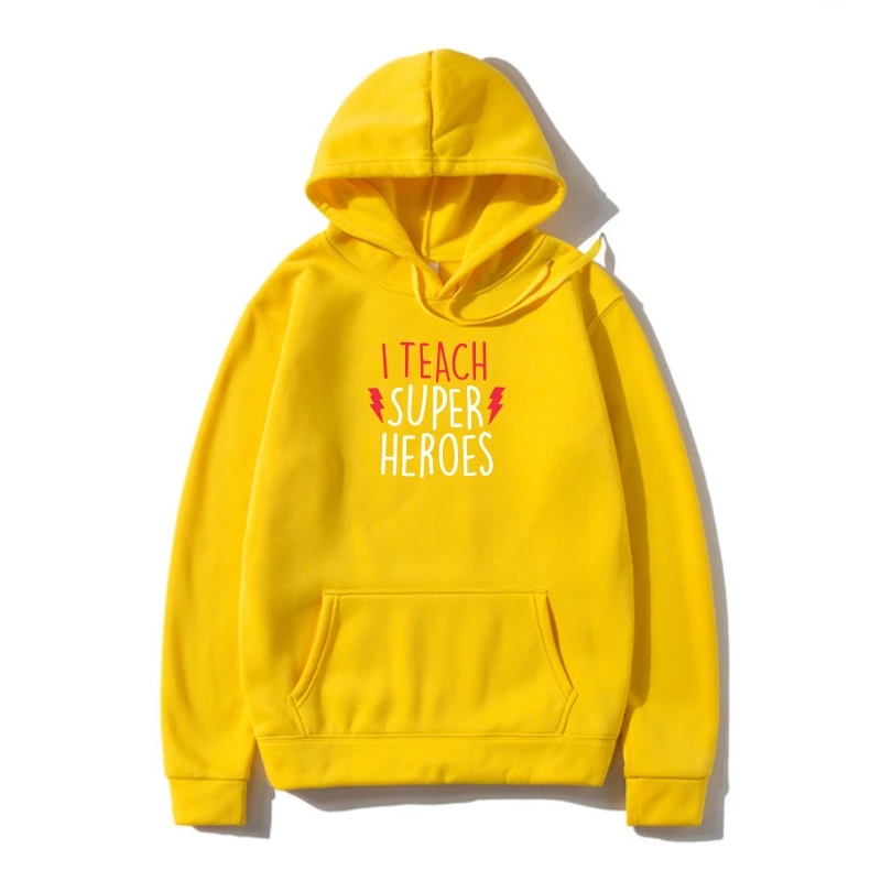 

I Teach Super Heroes Outerwear Cute Teacher SweaOuterwear
