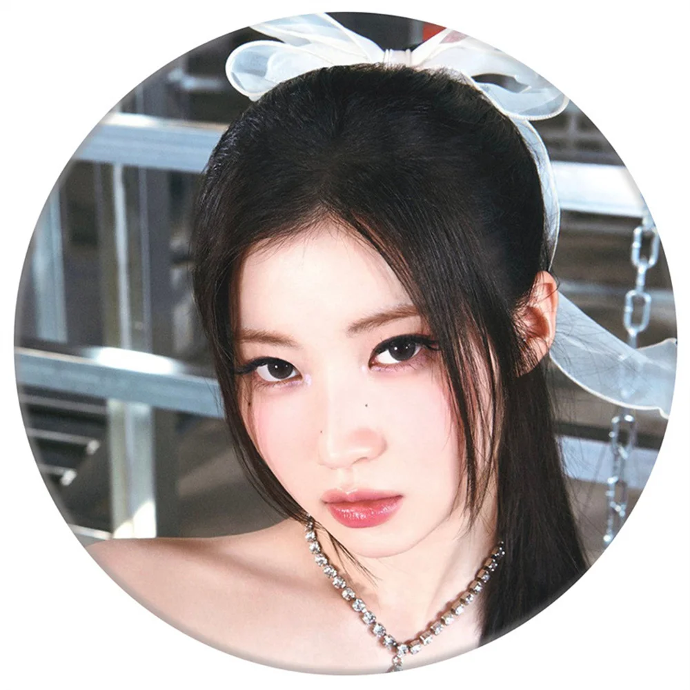 Kpop BABYMONSTER альбом DRIP брошь 5 8 см круглая жесть значок с принтом персонажей шляпа