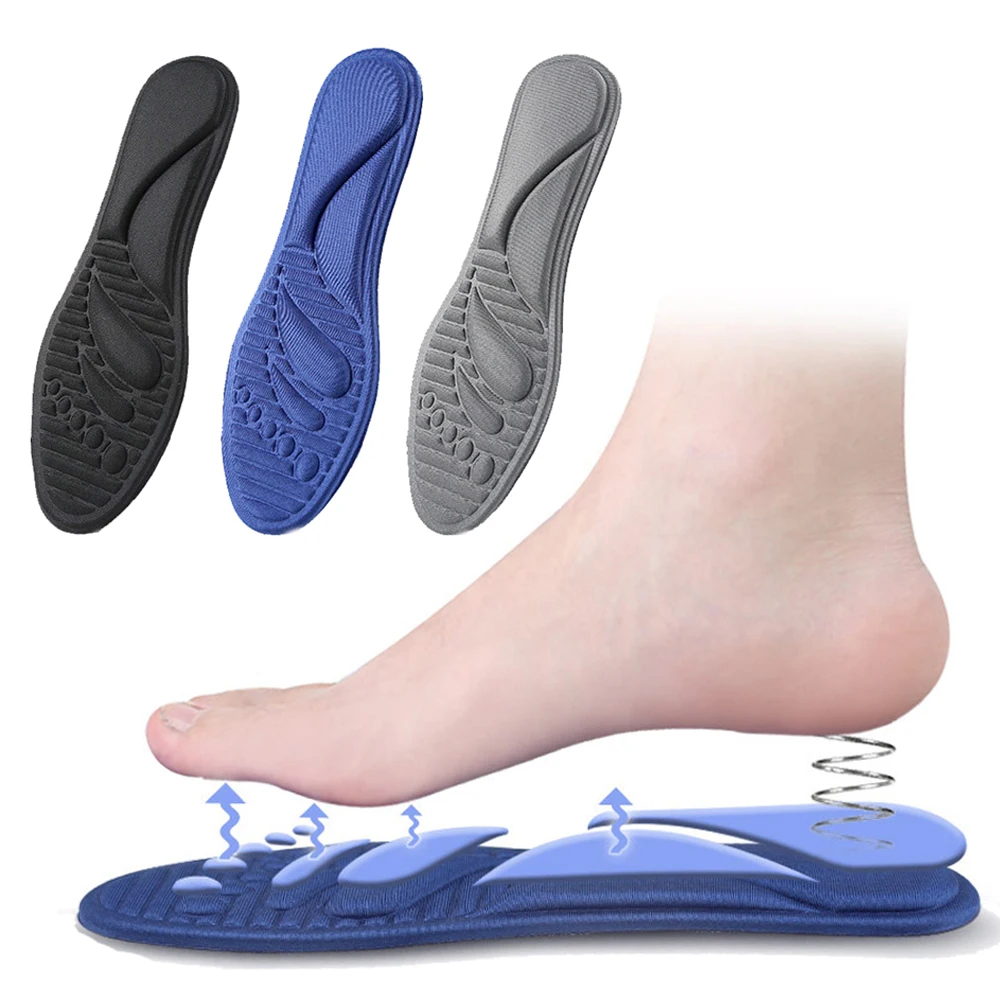 

Memory Foam Sport Running Soft Insoles for Women Shoes Men Sneakers Deodorant Arch Support Orthopedic Insoles for Foot Massager