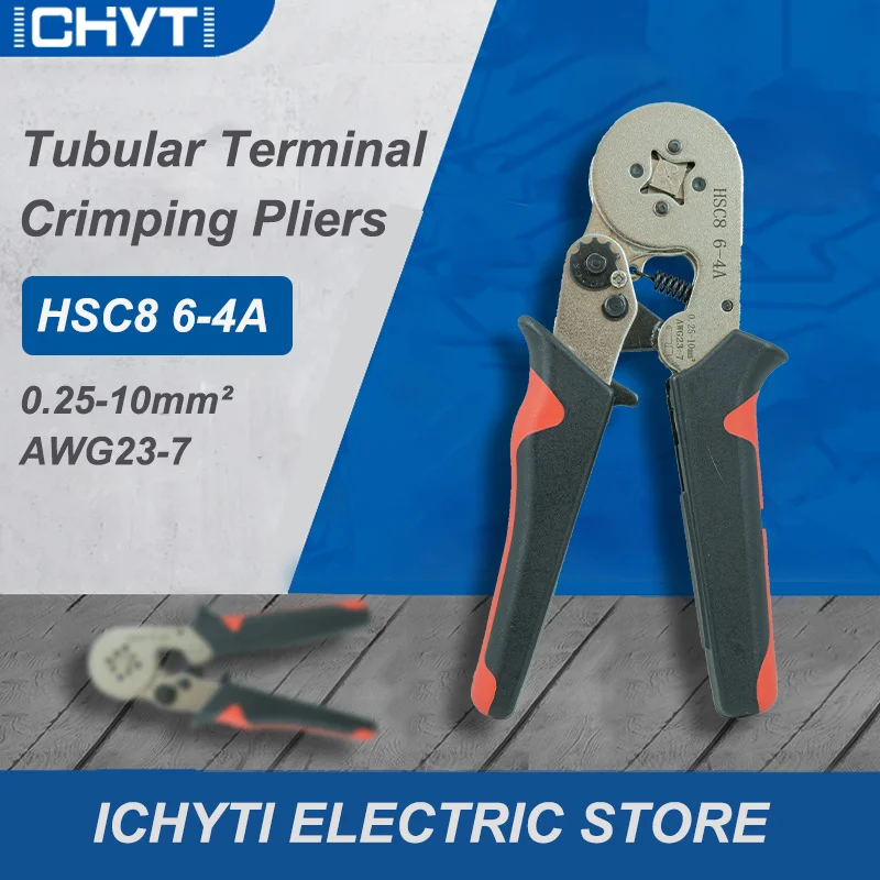 

European style manual electrical wiring, 4/6 corners, 0.25-6mm, 0.25-10mm, crimping pliers