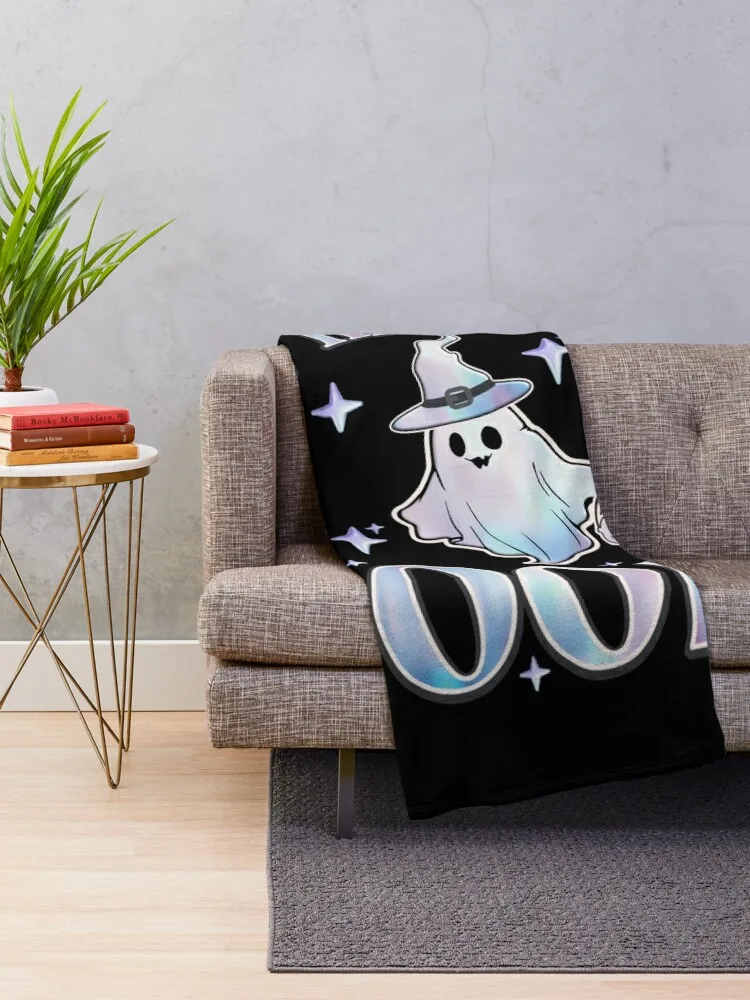 Хэллоуин Голографический Бу Сезон ты был боунным Плед Одеяло Одеяла и пледы