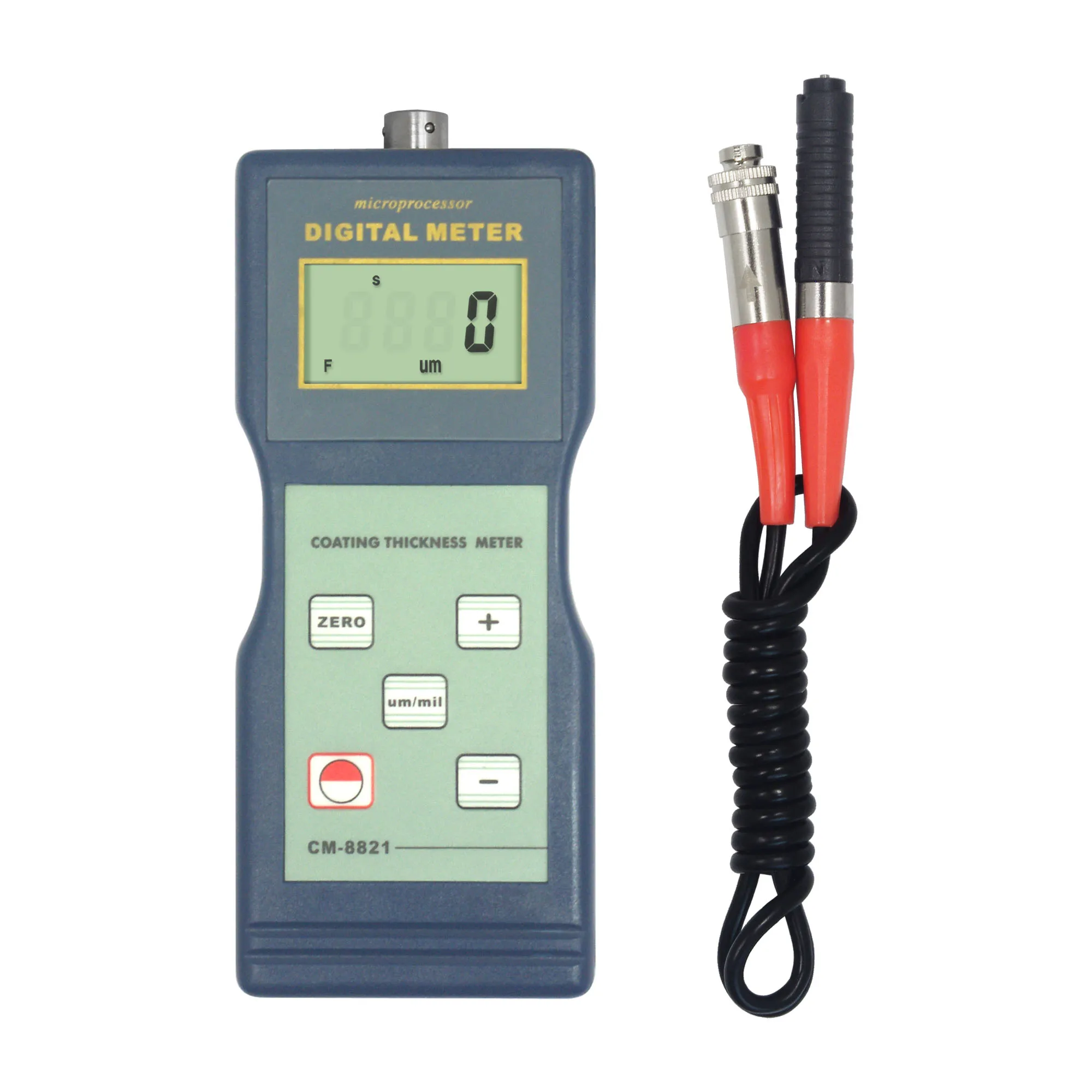 

Coating Testing Machine Thickness Meter CM8821 with Ferrous probe coating on Steel