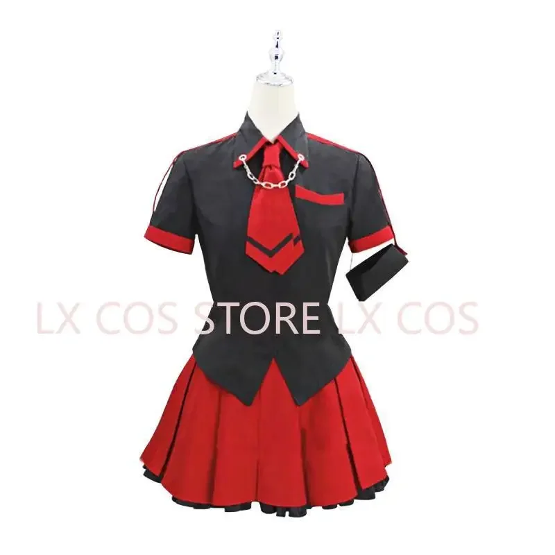 Anime Blood-C Cosplay Kisaragi Saya Costume Girl Dress Uniform Women's Daily School Halloween Custom Made