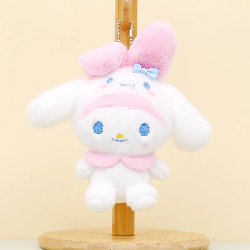 Брелок Hello Kitty Sanrio милый Коричный мой мелодия Kuromi детские игрушки помпон пурин