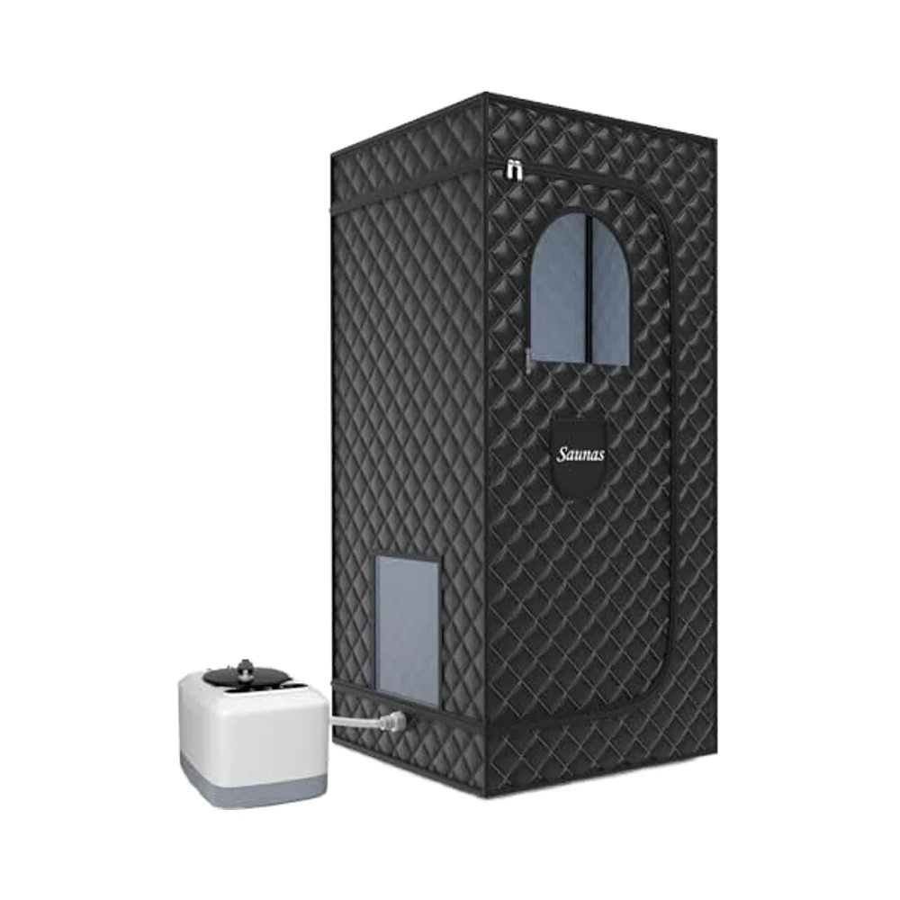 Портативная домашняя паровая палатка для сауны 110 В 1200 Вт 3 л складное черное