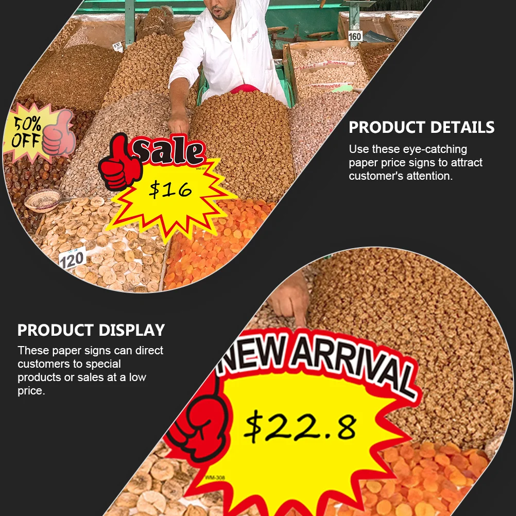 50 шт. товарные ценники наклейки для продажи знаки розничного магазина рекламный