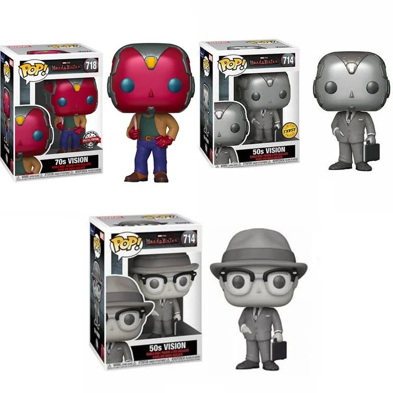 Funko Wonda Vision 50s 714 # Коллекция экшн-фигурок 70-х 718 ограниченная серия модель игрушки