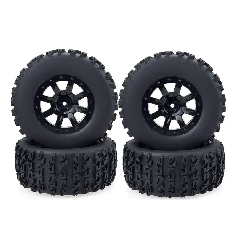 Фото ZD Racing RC Wheel 1:10 Short Course Truck Tires Set 12mm Hub Hex для Trxs Slash HPI VKAR Redcat HSP №1