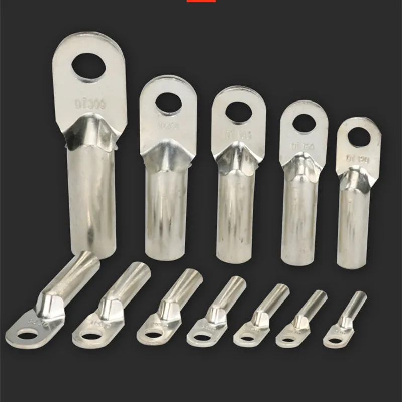 

Class A thickened copper nose terminal block tinned wire lug DT-25 cable connector cold-pressed terminal high power