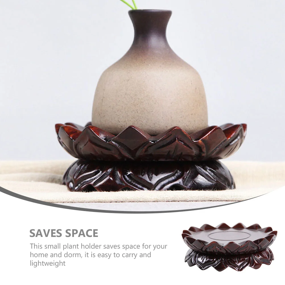 Основание статуи вазы домашний декор деревянная витрина украшение сиденья в