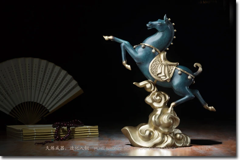 Высший сорт удача Королевское богатство конь с удачей талисман домашнее офисное