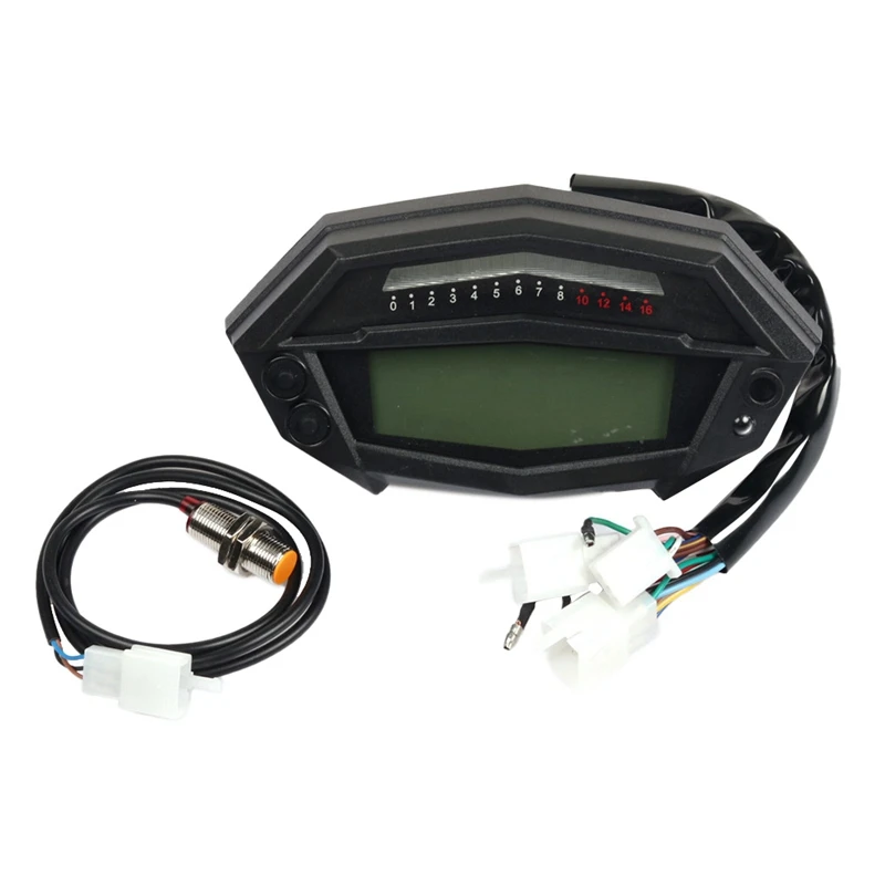 

Motorcycle Adjustable Speed Electronic Digital Odometer With Sensor Backlight Tachometer For Kawasaki Z1000