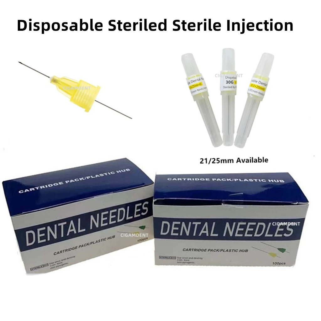 

Dental Syringe tips Endo Irrigation needle tip 30G 21mm 25mm Disposable Steriled Delivery Dispensing Tips