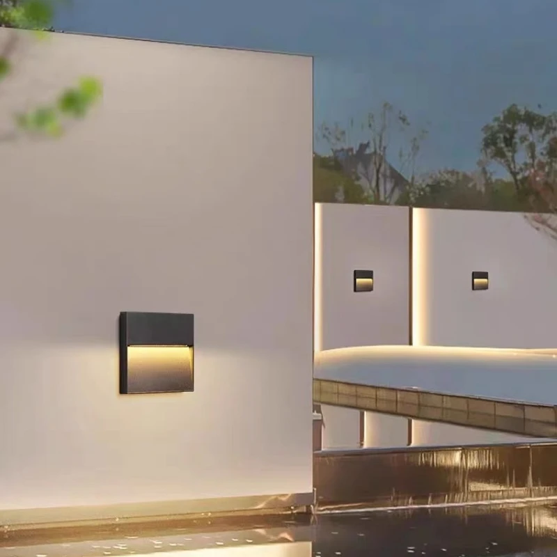 

Night Light Intelligent Lamp LED Stair Light Recessed Step Lamp Ladder Wall Lamp Kitchen Foyer