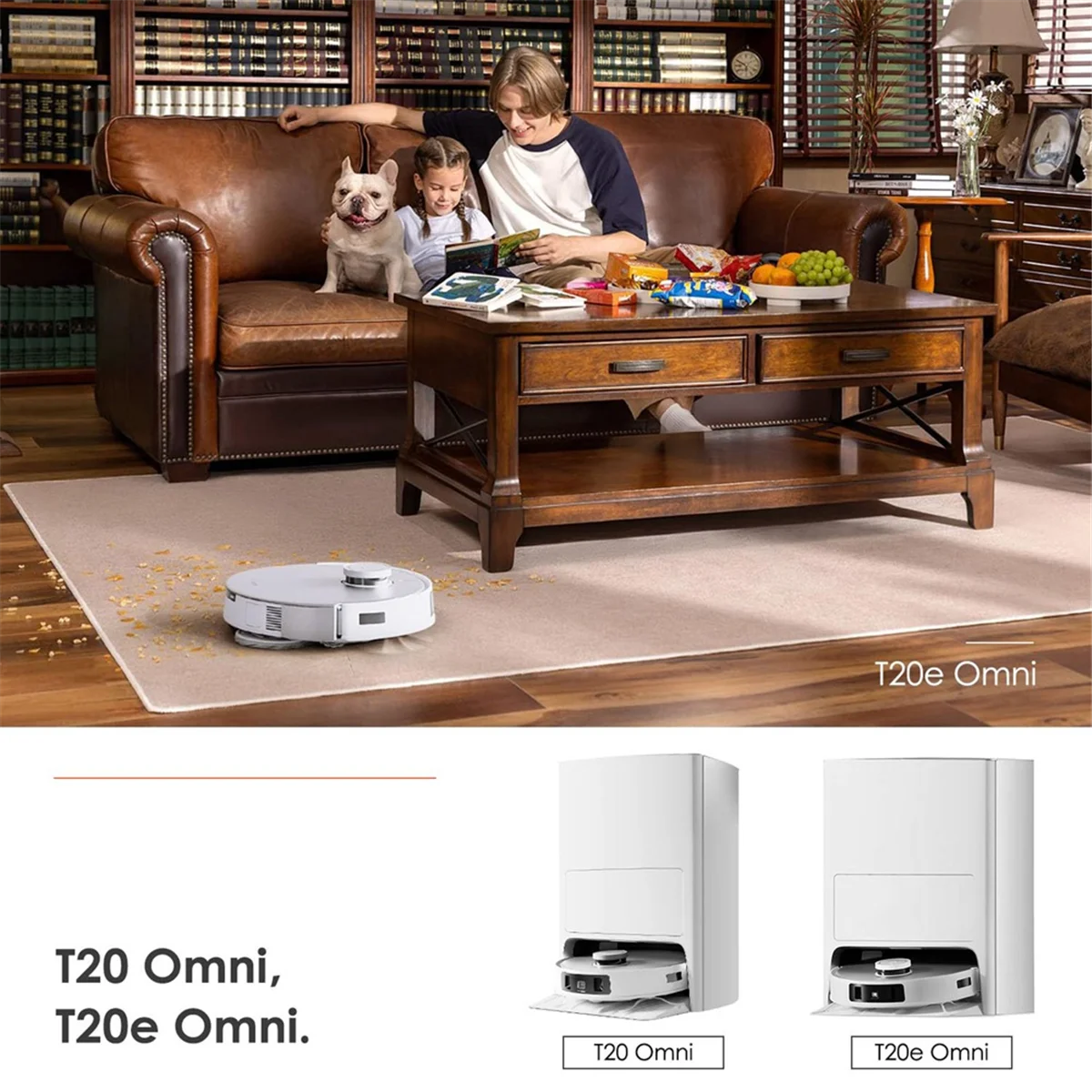 Комплект аксессуаров для робота-пылесоса ECOVACS DEEBOT T20 OMNI / T20e мешки пыли тряпки