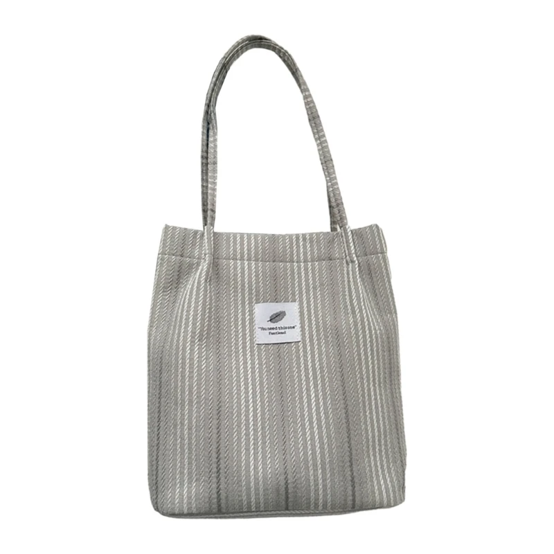 

Soft and Stylish Corduroy Handbag with Korean Style Shoulder Bag Satchel Tote Bucket Bag for Fashionable Individuals