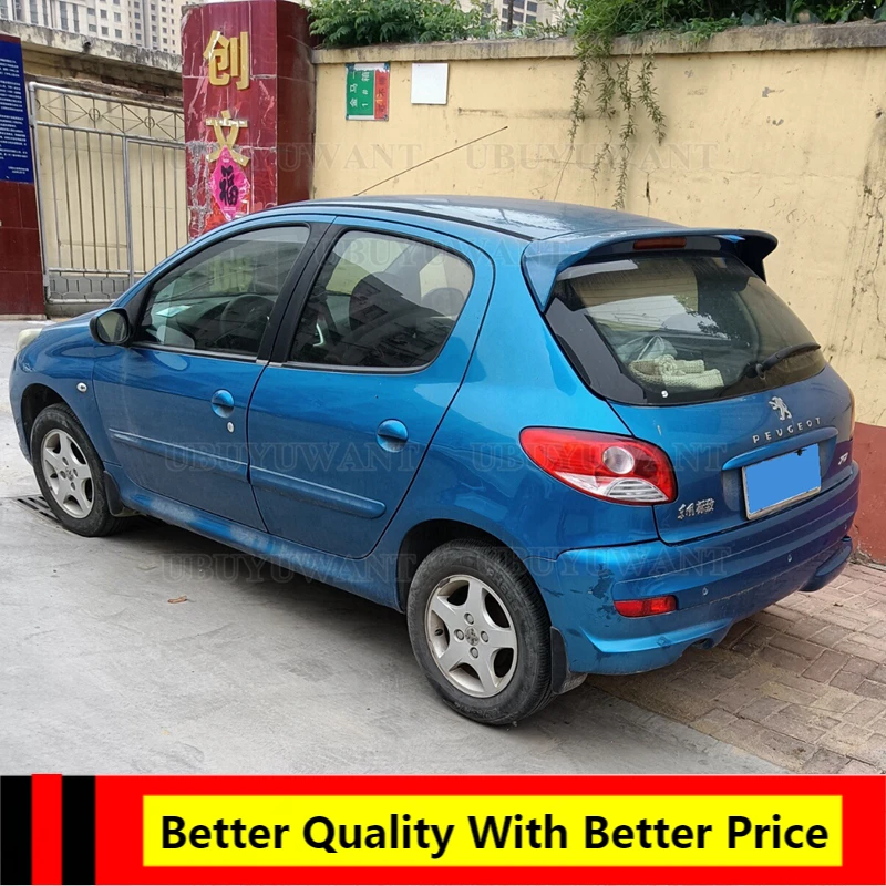 

Rear Roof Spoiler For Peugeot 207 2008 2009 2010 2011 Sport ABS Trunk Lip Rear roof Spoiler Wing Lip Boot Lid