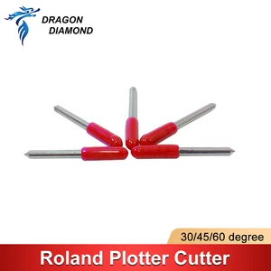 Дракон алмаз Роланд плоттер лезвие резки 304560 градусов виниловый резак запасная часть фреза инструменты для резьбы