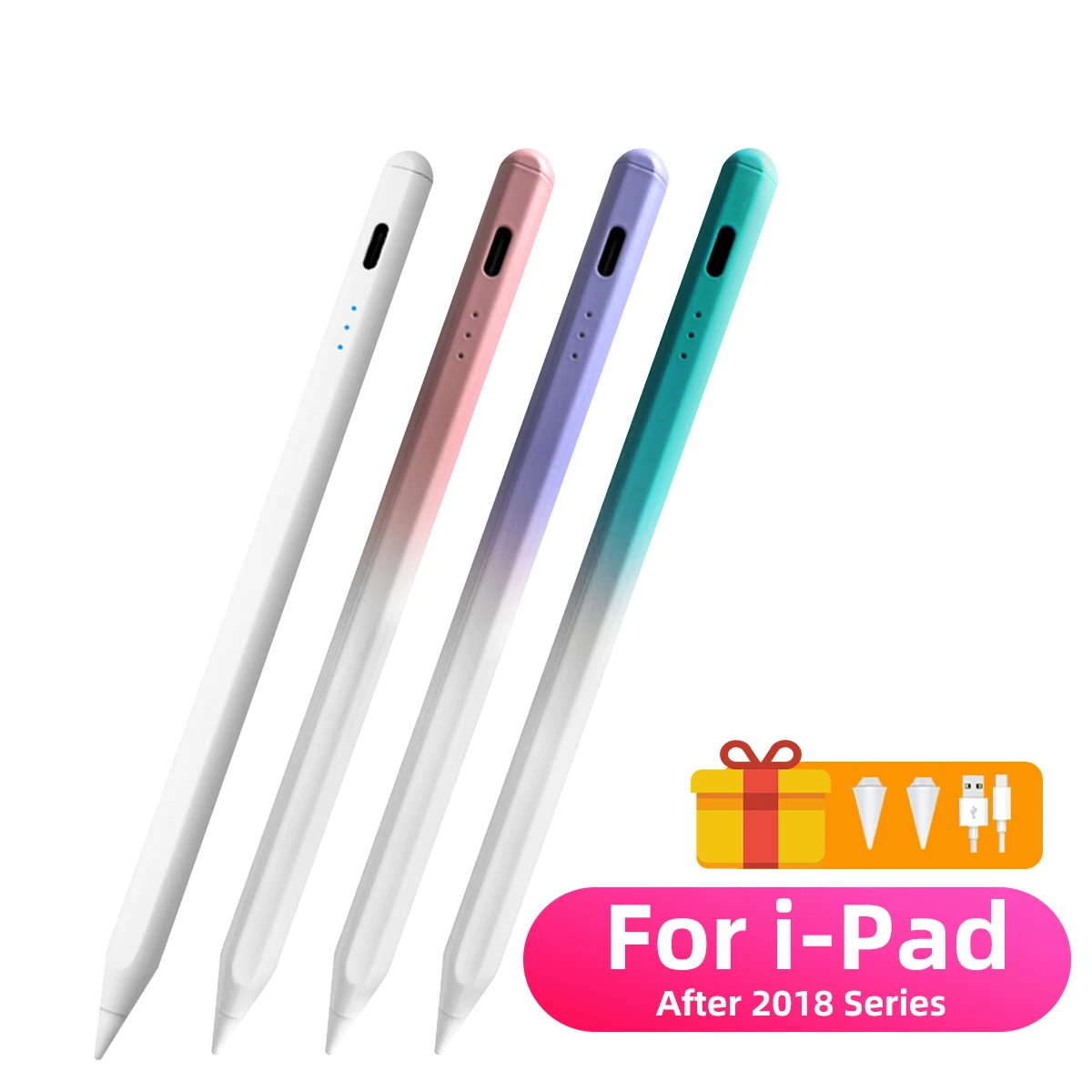 

For iPad Pencil Stylus Pen for Apple Pencil with Palm Rejection Tilt Power Display Touch Pen for iPad 2018 2019 2020 2021 2022