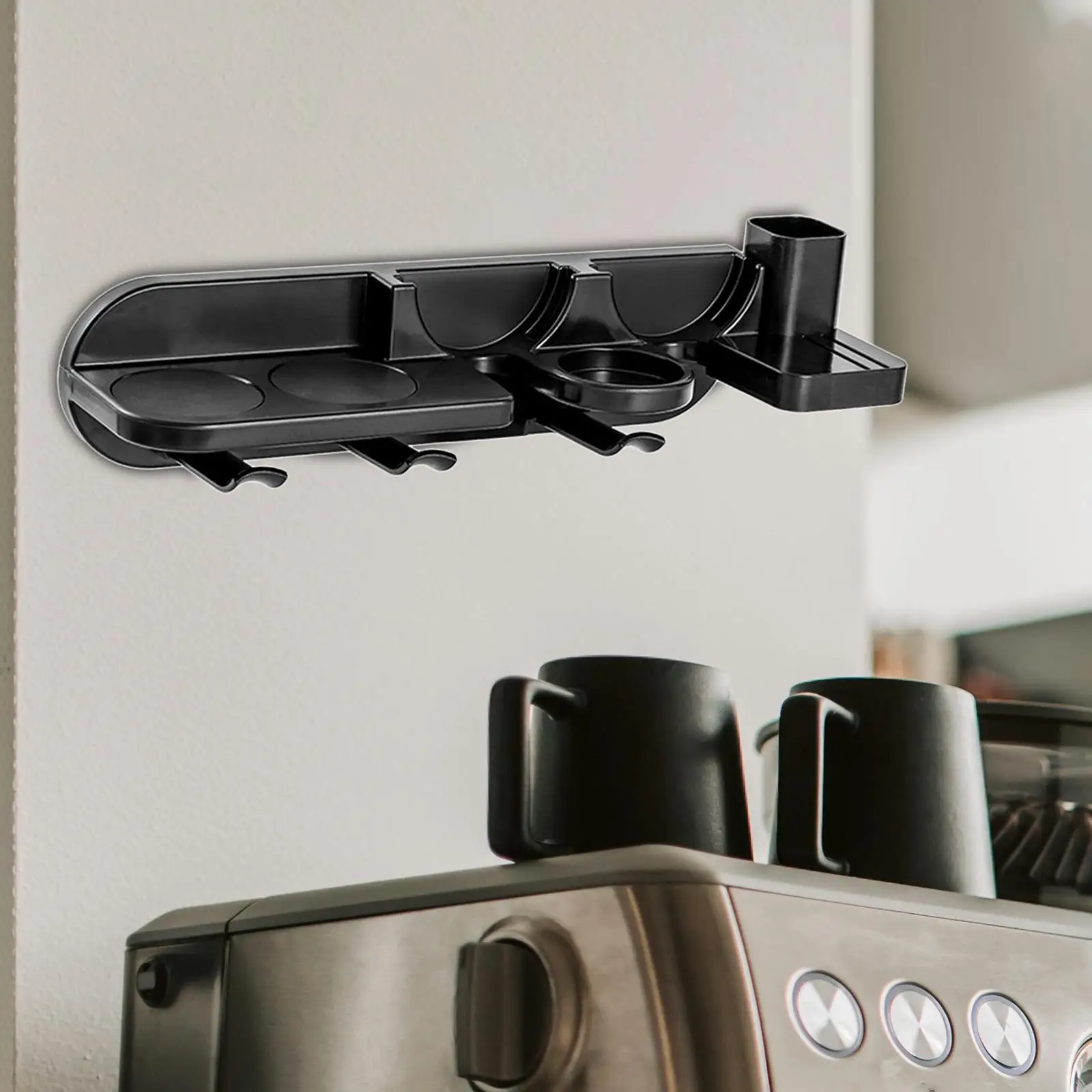 Держатель для кофе настенный держатель Компактный органайзер кофейной станции