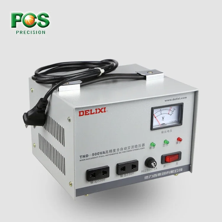 Интеллектуальный домашний однофазный стабилизатор напряжения 0 5 кВА 30 220 В