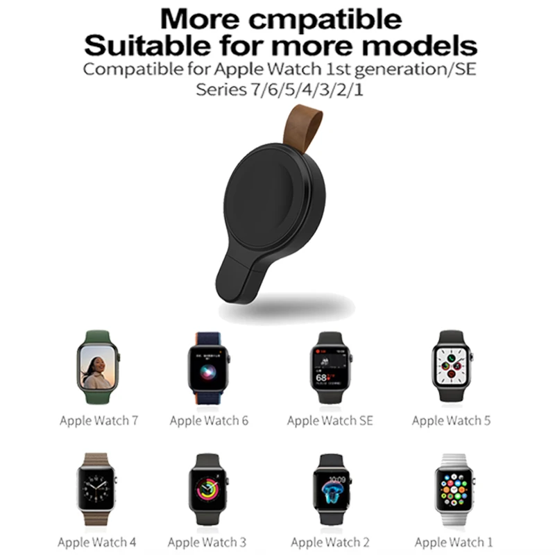 

Беспроводное зарядное устройство для Apple Watch series 7 45 мм 41 мм, iWatch se 6 5 3, портативное зарядное устройство для планшетов Apple watch