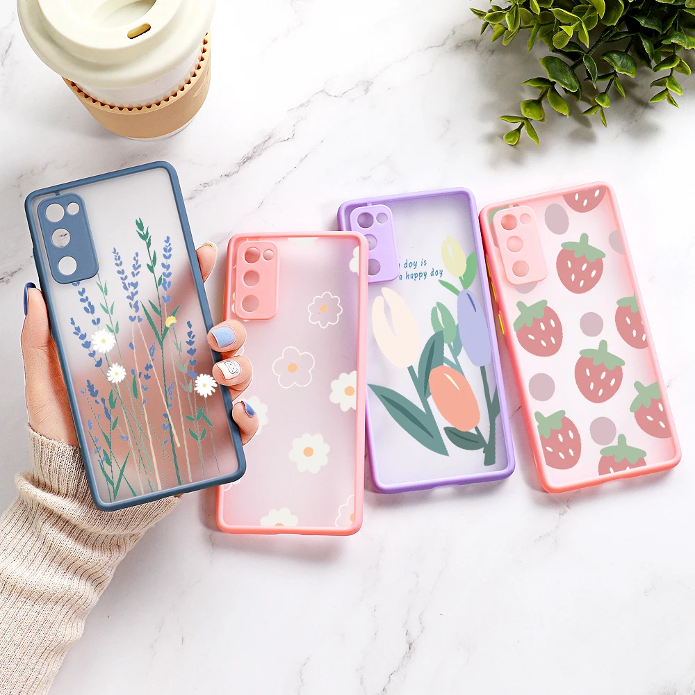 

Case For Samsung S20 FE Cases Funda Galaxy S21 S21 S20 Plus Ultra A12 A51 A52 A52S A32 A50 A71 A72 A31 A21S A70 Hard Covers