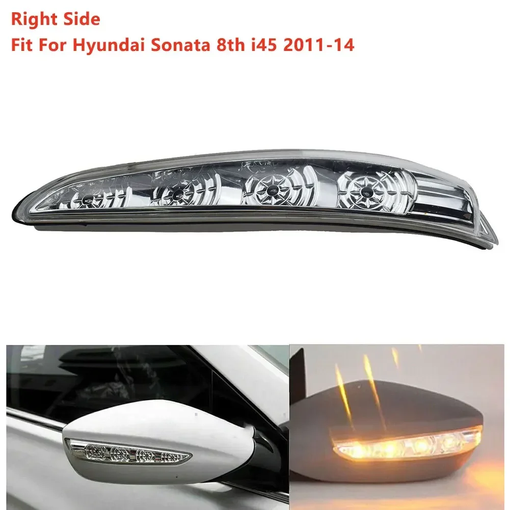 Правый боковой указатель поворота зеркальная лампа подходит для Hyundai Sonata 8th 2011-2015
