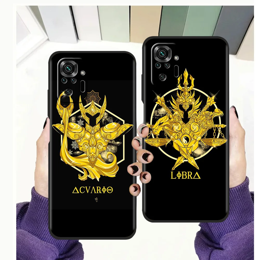 

Saint Seiya Luxury Case For Redmi Note 11 Pro 10 9 9s 8 8T 7 Pro K40 Gaming 9A 9C 8 8A Pro Plus 5G Silicone Shell Fundas TPU Bag