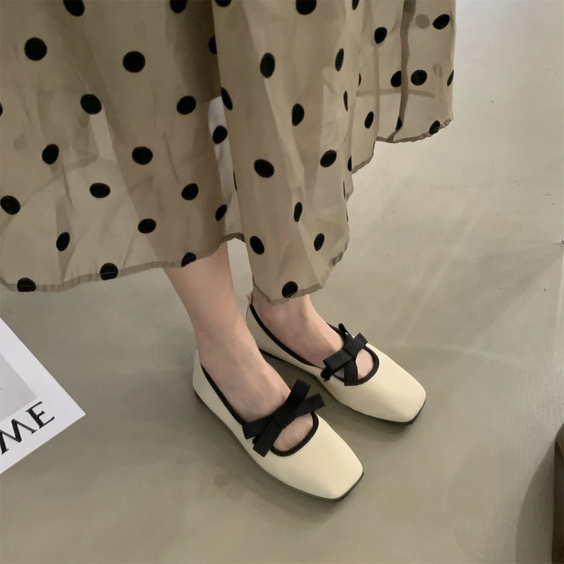 Women's Loafers 2023 Summer Women's Shoes Fashion Flat Shoes Elegant Granny Shoes Loafers Genuine Leather Soft Sole Mary Jane