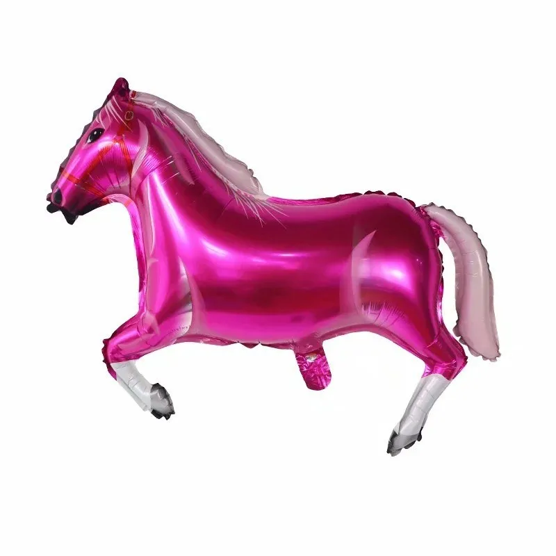 Большие лошадиные фольгированные шары Праздничные принадлежности для дня рождения Мойларовые шары Детские классические игрушки Ферма с животными Гелиевые шары воздушные глобусы.
