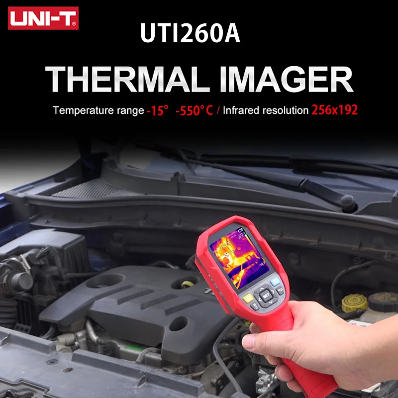 Infrared Thermal Imager Resolution 256 x 192 (Including Battery) 25Hz Hand held Thermal imaging camera UNI-T UTi260A
