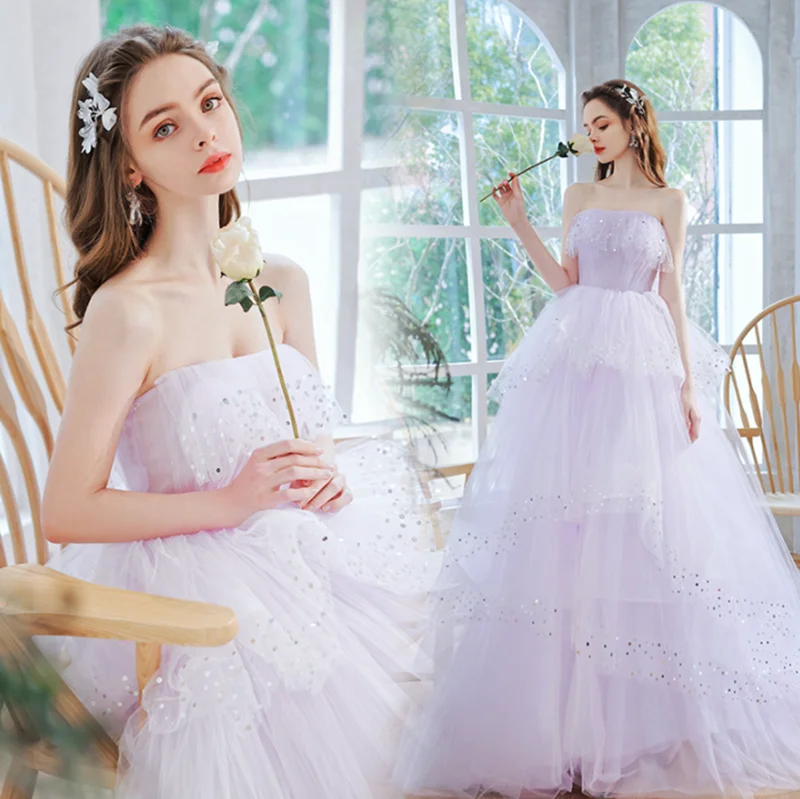 

Large Size 6XL Wedding Bridal Trailing Dress Customize Off-Shoulder Evening Dress Women White Multi-laye Party Dress Plus Size